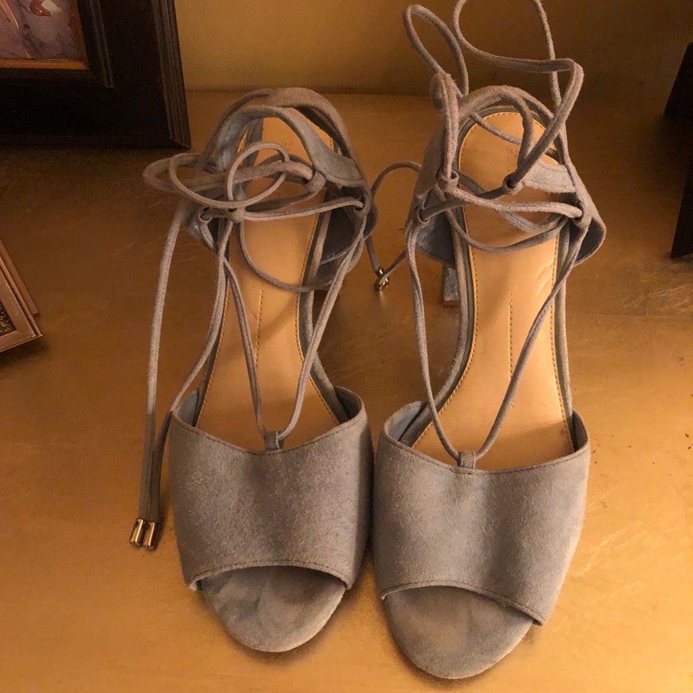 Gianni Bini Blue Heels Strappy Design
